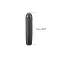 thumbnail image 2 of Goma Extremo Tapas, 50uds Redondo Tornillo Rosca Protector 1,8mm Diámetro Perno Tapa Cubierta Agujero Tapones para Tubo Tubería Varilla Tuerca Muebles, Negro, 2 of 5