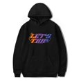 thumbnail image 2 of Sudadera unisex de manga larga con capucha y logotipo de Let's Trip de Sturniolo Triplets, para hombre y mujer, 2 of 5