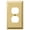 Polished Brass, variant on WALLPLATE 1DUPLX PB (Pack of 1)