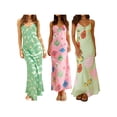 thumbnail image 3 of Suagox Women Slip Dress, Spaghetti Straps V-neck Fruit Print Swing Dress Summer Long Dress, 3 of 10