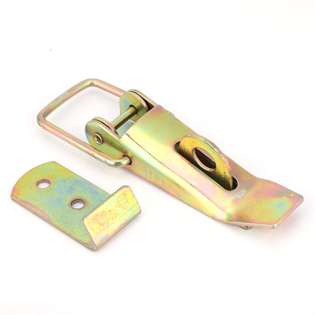 4 Uds. Cerradura para maleta con cerrojo, cierre para caja, cierre, Color Zinc, chapado en hierro