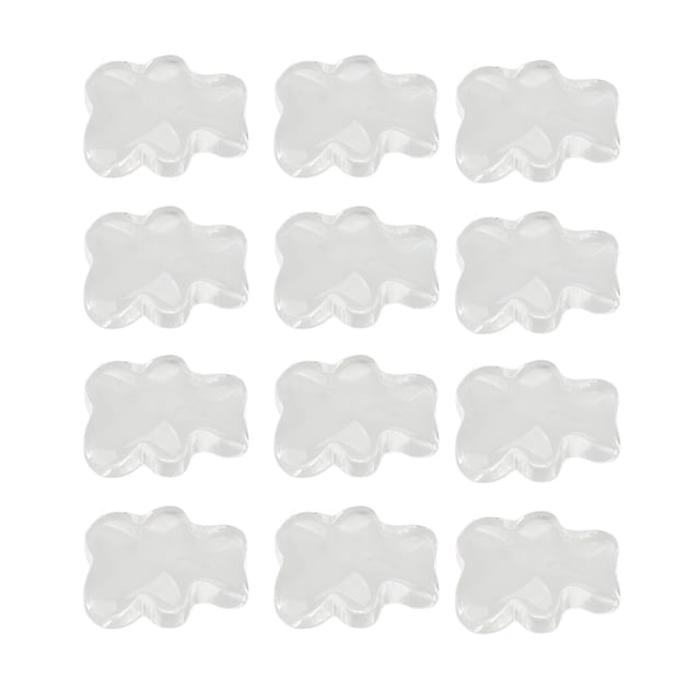 Pantalla de Arte de Umas de Vidrio, Puntas de Tablero de Color de Umas de 50 Piezas práctica de Forma de Oso Pequeño Para Manicurista para Manicura
