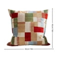 thumbnail image 2 of WWG Puzzle Block Pillow Cover, Decorative Throw Pillow Covers 18x18, Breathable Fade Resistant Fabric, Hidden Zipper Closure, Machine Washable, for Living Room Bedroom, 2 of 7