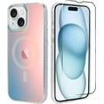thumbnail image 2 of Designed for iPhone 15 Case [Compatible with Magsafe] [Fluorescent Iridescent Color] Slim Shockproof Translucent Matte Protective Phone Case for Women Girls 6.1 Inch 2023, 2 of 16