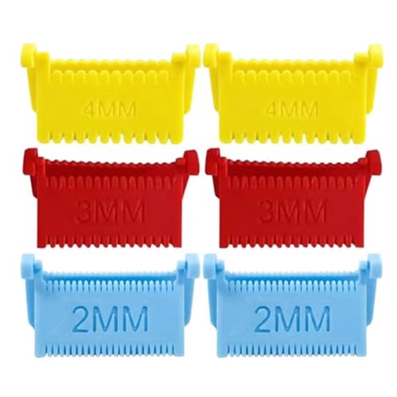 AGDISH Clip-On Sewing Ruler, Stitch Guide Gauge for Even Stitches, Quilting Template Tool