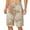 Khaki, variant on ZMHEGW Mens Swim Trunks With Compression Liner Casual Summer Beach Print Blue L