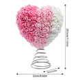 thumbnail image 3 of Gumesh 11.6 Inch Valentine Day Tree Topper - Handcrafted Tree Topper for Valentine's Day Decor, Vintage Glamour Centerpiece for Mantel, Dining Table or Bedroom, Creates an Intimate Atmosphere, 3 of 8