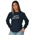 thumbnail image 4 of Jesus Holy Spirit Faith Driven Long Sleeve TShirt Men Women Brisco Brands M, 4 of 6