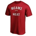 thumbnail image 2 of Men's  Red Miami Heat Victory Arch T-Shirt, 2 of 3