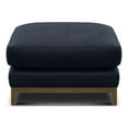 thumbnail image 5 of GTR Leather Monterrey 30" Wide Upholstered Ottoman, Napa Admiral, 5 of 5