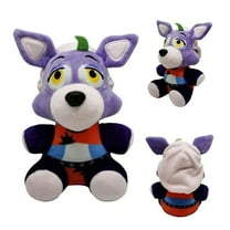 Roxanne Wolf Plush - 8" FNAF Security Breach Plush Stuffed Animal Doll Purple Wolf Toy for Boy Girl