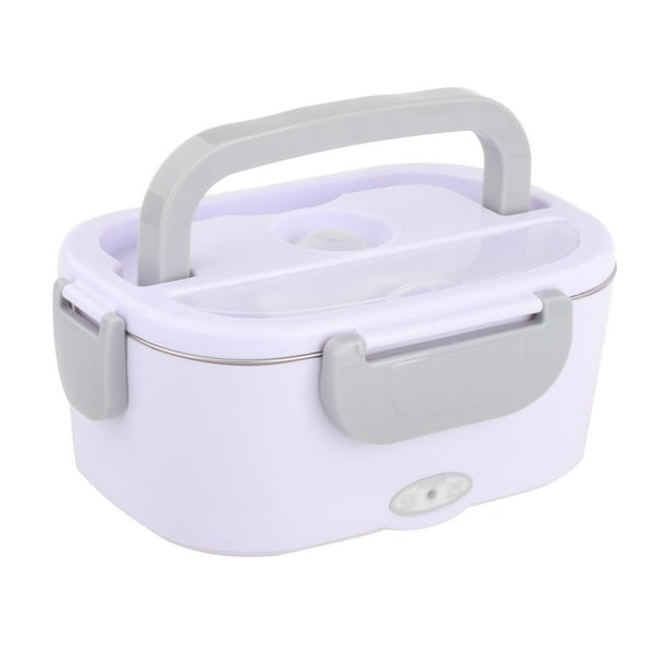 Fiambrera con calefacción eléctrica Calentador de alimentos portátil Bento Box 2 en 1 Fiambrera con calefacción para el coche Oficina en casa 12V 220V Sunnimix contenedor de almuerzo portátil