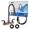 thumbnail image 7 of Empire Faucets RV Kitchen Faucet Replacement with Pull Down Sprayer Bronze 8in, 7 of 7