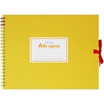 Maruman S312-04 F2 Art Spiral Sketchbook, Thick Drawing Paper, Yellow, 24 Sheets