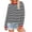 Black, variant on Comfy Sweatshirt for Women Fall Trendy Striped Crewneck Sweatshirts Pullover Color Block Loose Casual Tops (2XL, Black)