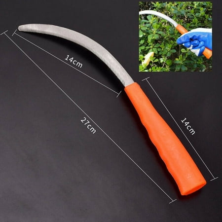 

Alloy Steel Sickle Small Tooth Agriculture Farmer Grass Cutting Garden Tool USA