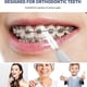 thumbnail image 2 of L Shape Push-pull Interdental Brush Orthodontic Toothpick Teeth Whitening Tooth Pick Toothbrush Oral Hygiene Care, 2 of 5