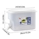 thumbnail image 3 of Kettle Water Beverages Distributor With Tap Plastic Beverage From For Home Water, 3 of 9