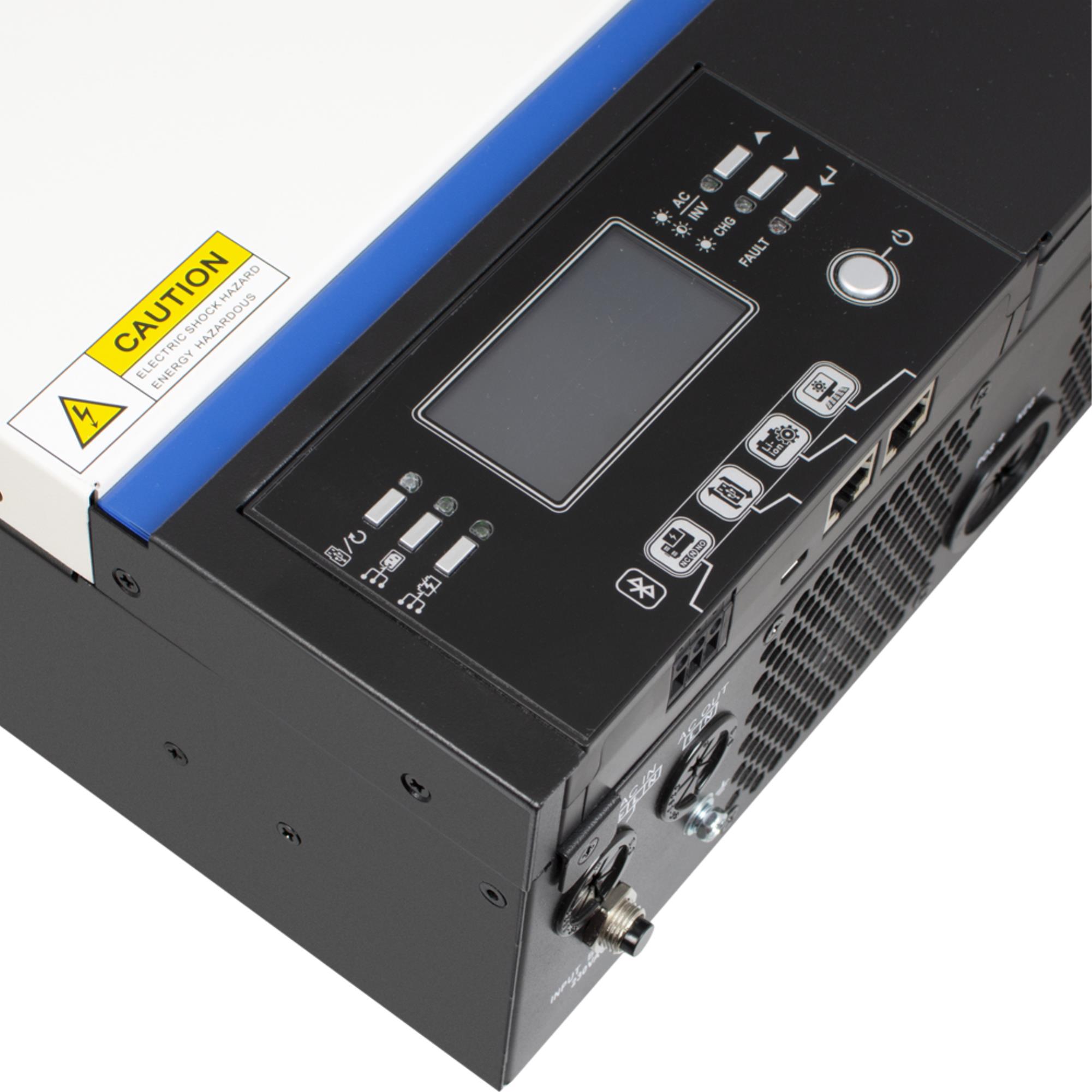 24V 3000W 220V Pure Sine Wave Solar Inverter w/ 80A MPPT Solar Charge Controller