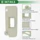 thumbnail image 5 of Visera de sol para el lado del conductor izquierdo de Unique Bargains para Chevrolet Sonic 2012-2016, plástico con espejo No.95327509 gris, 5 of 6