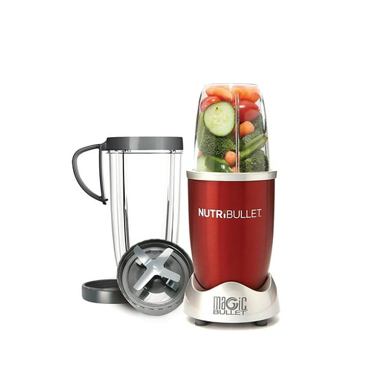 NutriBullet 8Piece Magic Bullet Superfood Nutrition Extractor, Red