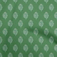 thumbnail image 1 of oneOone Velvet Green Fabric Asian Block Print Dress Material Fabric Print Fabric By The Yard 58 Inch Wide, 1 of 4