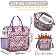 thumbnail image 5 of Pioneer Flower Floral Print Pattern Womens Lunch Box for Work,Insulated Large Lunch Bag for Tween and Teen,Loncheras Para Mujer,Leakproof Adult Lunch Bag for Work,Beach,Travel,Picnic,Camping, 5 of 7