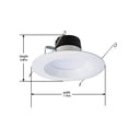 thumbnail image 2 of halo lt560wh6927r lt 5 in. and 6 integrated ceiling light retrofit 2700k warm white 5/6" led recessed trim, 5 inch and 6 inch, 2 of 6
