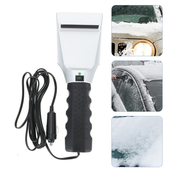 GOOHOCHY  12 V Heating Snow Shovel Ice Car Scraper Impact Resistance Durable