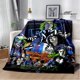 thumbnail image 3 of Mantas de película de terror B-Beetlejuice, manta de franela, manta cálida, manta suave y cómoda, manta de viaje, ropa de cama, regalo de cumpleaños, 3 of 5