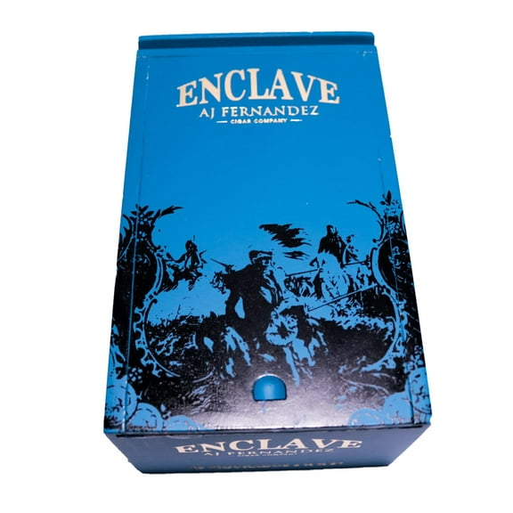 Enclave Figurados Empty Wood Cigar Box 7.75" x 4.75" x 3.5"