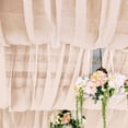 thumbnail image 2 of BalsaCircle 5x14 feet Blush Premium Chiffon Sheer Curtain Panel Backdrop Drape Wedding Party, 2 of 8