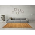 thumbnail image 3 of Ahgly Company Indoor Round Abstract Brown Modern Area Rugs, 7' Round, 3 of 4