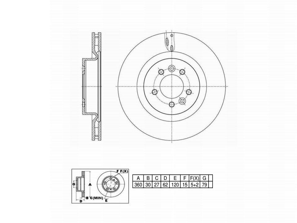 Winstop Brake Rotor, Front WS250524, Land Rover Range Rover 2017-2014