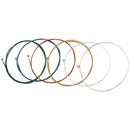 KAKOWELY 6-Piece Acoustic Guitar Strings Set with Classical Design for Enhanced Country Music Tone and Performance