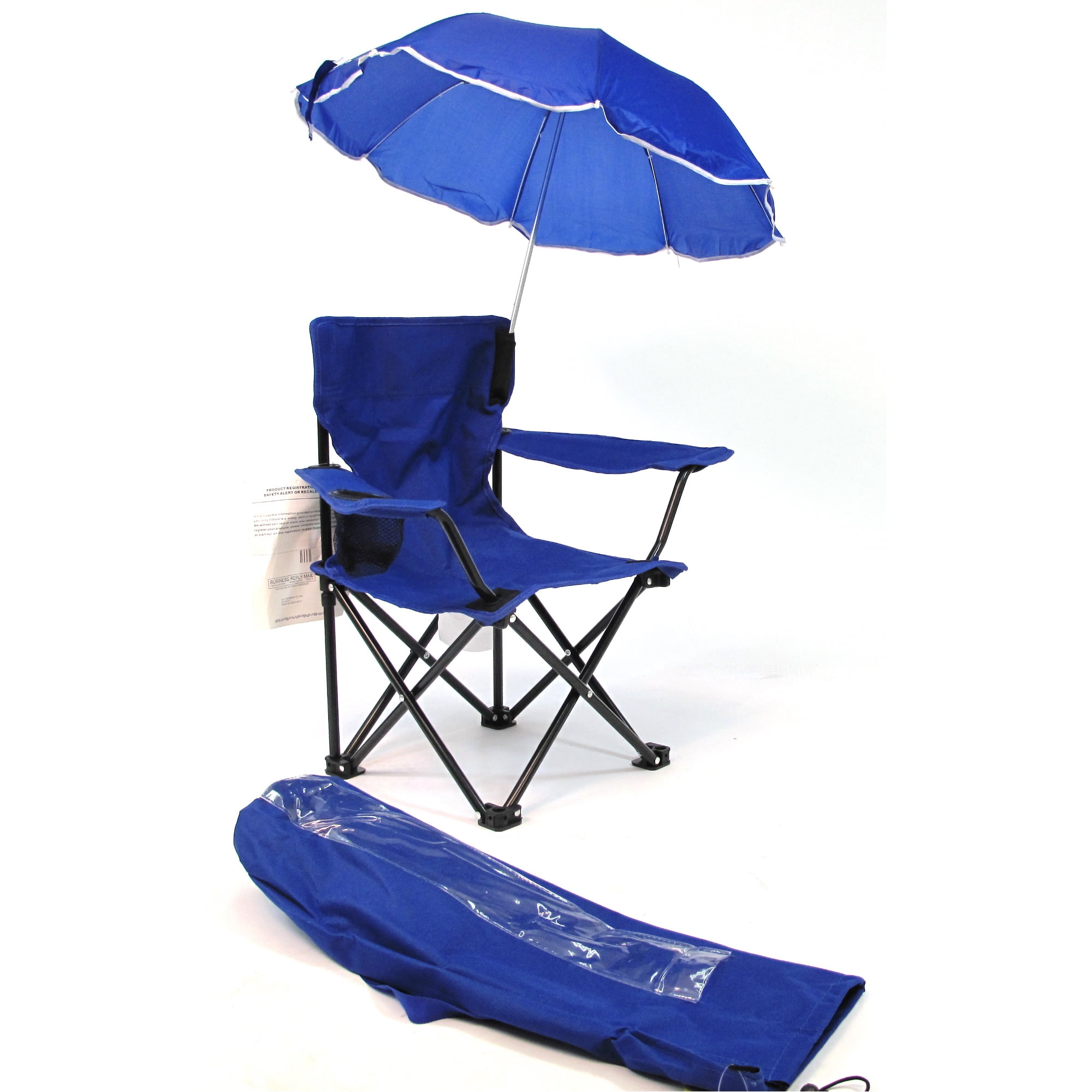 Beach chair umbrella