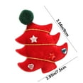 thumbnail image 3 of WozhuoToy Christmas Hair Clips, Christmas Tree and Santa Style Christmas Hair Accessories for Women Girls Kids, Holiday Hair Clips Christmas Party Costume Accessories Gift, 3 of 6