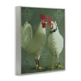 thumbnail image 3 of Stupell Industries Stylish Roosters Pair Animals Painting Gray Framed Art Print Wall Art, 11 x 14, 3 of 8