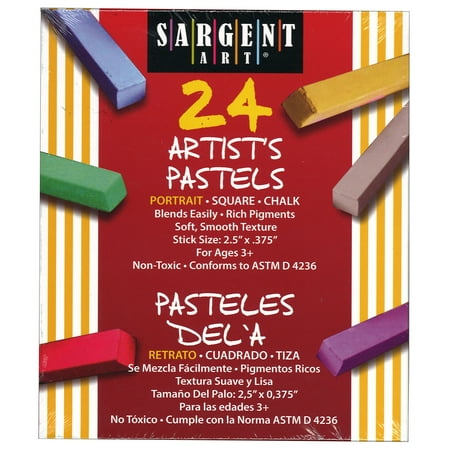 Sargent Art® Square Chalk Pastels, Portrait,