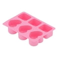thumbnail image 3 of Suministros de cocina, molde para pastel con forma rectangular de corazón de 6 rejillas, rendimiento confiable, 3 of 8