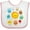 White and Pink, variant on Inktastic Cute Planets, Solar System, Space, Cosmos, Galaxy Boys or Girls Baby Bib