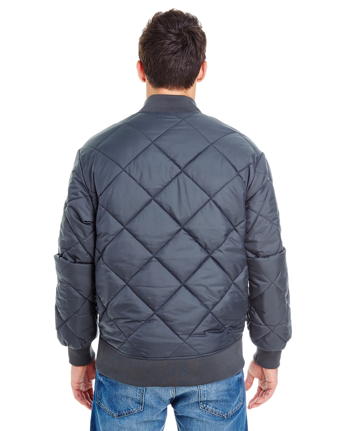 dickies men's diamond quilted nylon jacket
