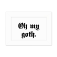 thumbnail image 1 of Exclamation Gothic Alphabet Photo Mount Frame Picture Art Painting Desktop 5x7 inch, 1 of 3