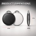 thumbnail image 6 of NIJITAG 4/2pcs Smart Tracker Tag Item Finder, Bluetooth Trackers Compatible with Apple Find My APP (iOS Only), Waterproof, for Keys, Bags, Luggage, Wallet, 6 of 13