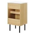 thumbnail image 5 of Modway Chaucer 18" Wood & Rattan Bathroom Vanity in Oak/White, 5 of 16
