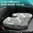 thumbnail image 4 of Premium Cactus Pattern Memory Foam Seat Cushion Ergonomic Chair Pad for Office Chair, Car, Airplane & Bleachers Sciatica, Tailbone Hip & Back Pain Relief - Chair Cushion for Long Office Workers., 4 of 5