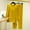 Yellow, variant on Summer Pajamas for Women Fashion Solid Color Breathable Sleepwear with Pants Summer Crew Neck Long Sleeve Pajamas Summer Pajamas