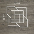 thumbnail image 2 of Ekena Millwork 23 3/8"W x 23 3/8"H x 3/8"T Large Loveland Decorative Fretwork Wall Panels in Architectural Grade PVC, 2 of 9
