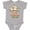 AC-Heather Grey, variant on Sloth I Love My Nai Nai Boys or Girls Baby Bodysuit