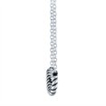 thumbnail image 3 of Ladies Brilliance Fine Jewelry Sterling Silver Rope Infinity Necklace, 18", 3 of 3